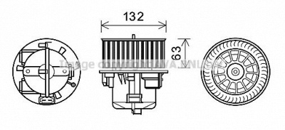 AVA QUALITY COOLING vo8178 -  Электродвигатель, вентиляция салона